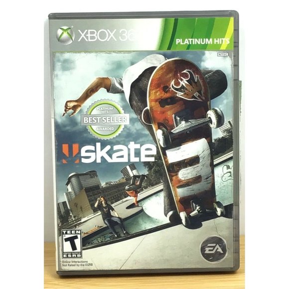 Skate 3 / Microsoft Xbox 360 / Platinum Hits / 2010 EA Skateboarding Video Game - Picture 1 of 4